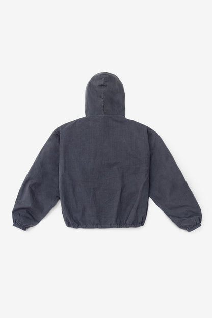 RJC410GD - Cotton Poplin Zip-Up Hooded Jacket