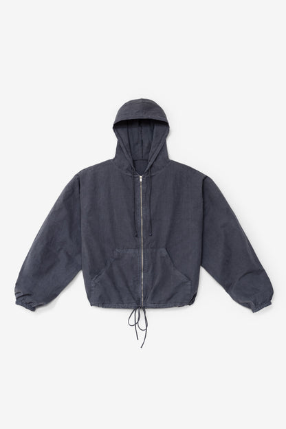 RJC410GD - Cotton Poplin Zip-Up Hooded Jacket