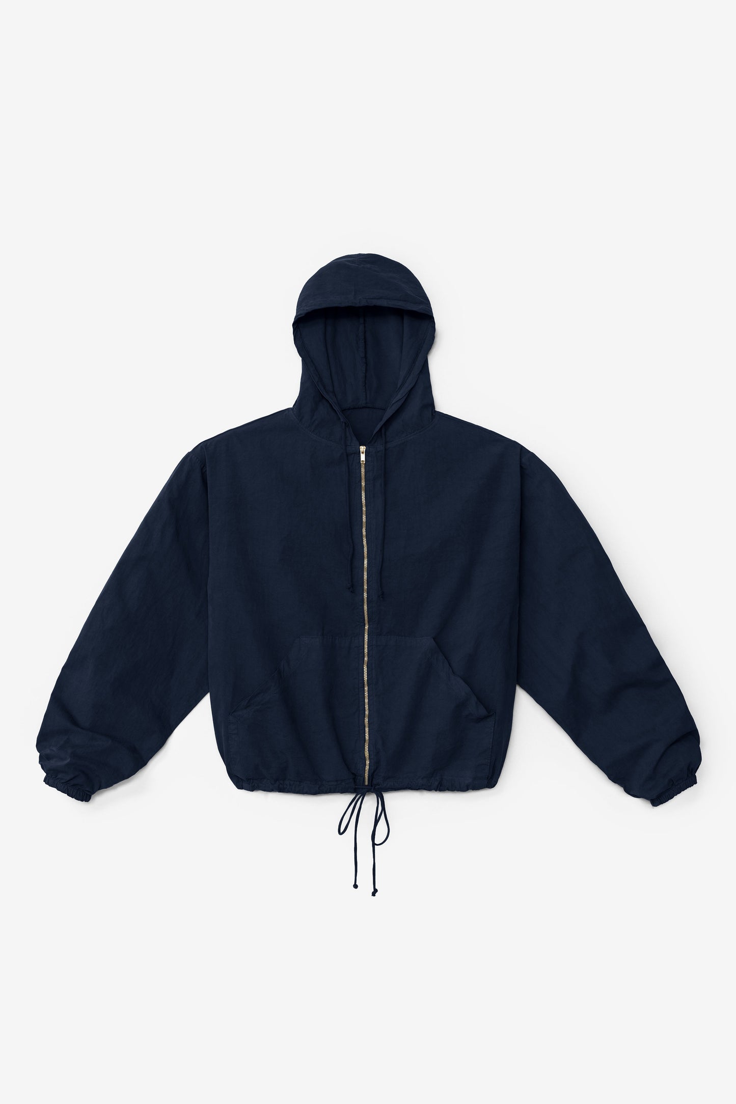 RJC410GD - Cotton Poplin Zip-Up Hooded Jacket