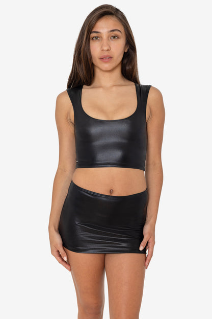 RLA355 - Lamé Squareneck Tank Top