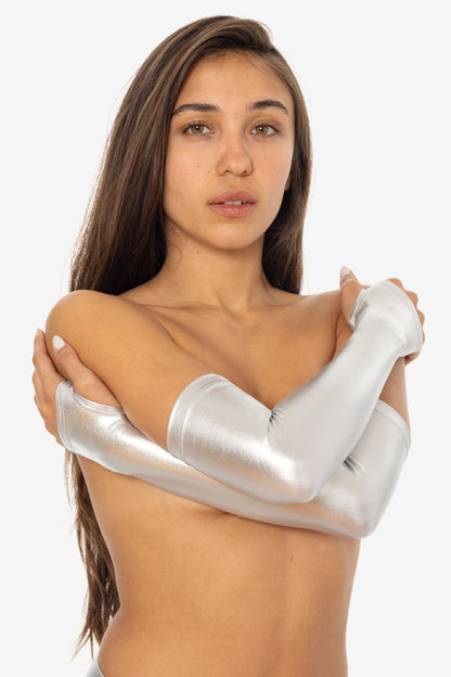 RLAGLOVE - Lamé Fingerless Gloves