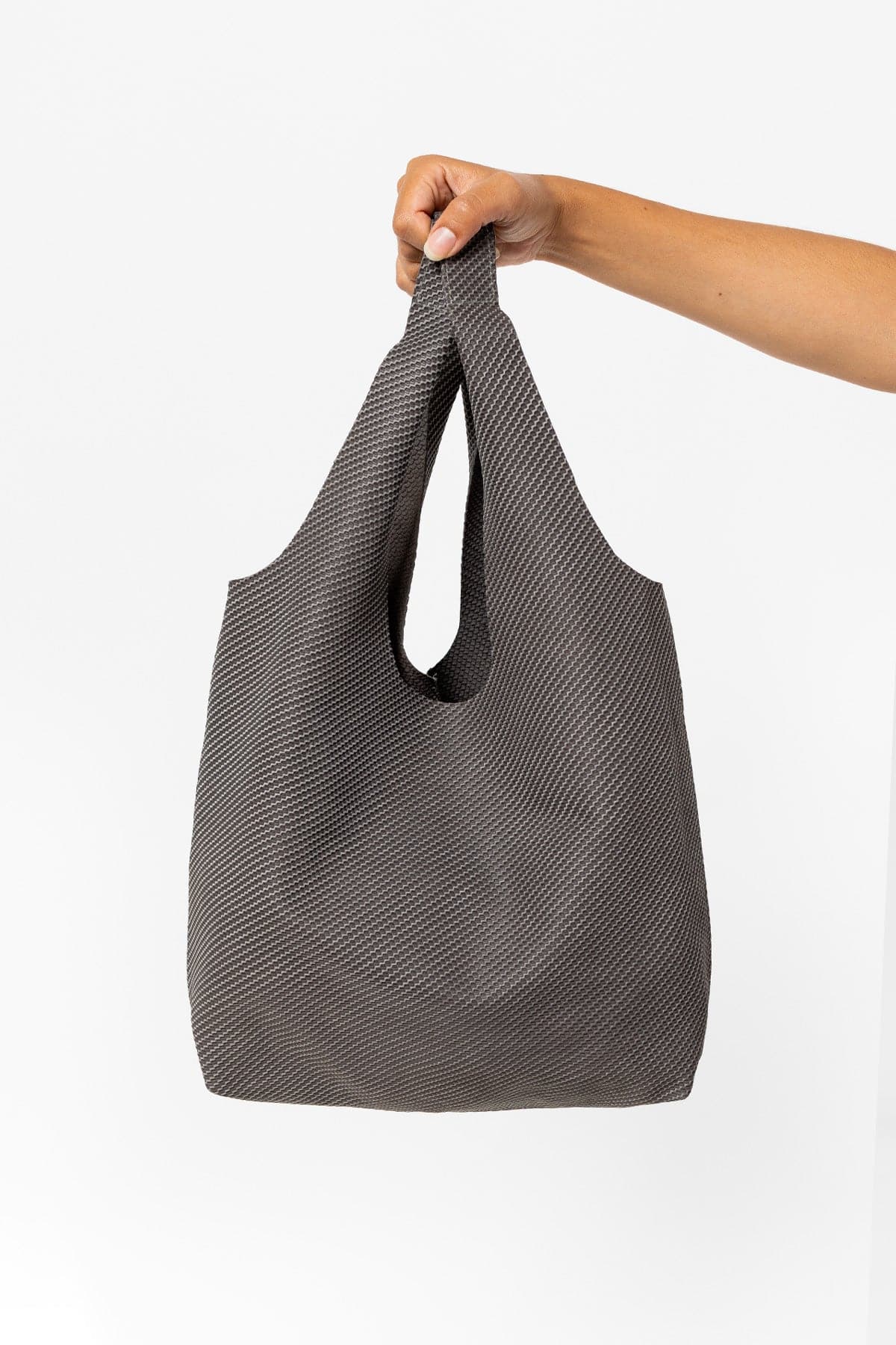 RLH3406 - Monochromatic Leather Shopping Bag