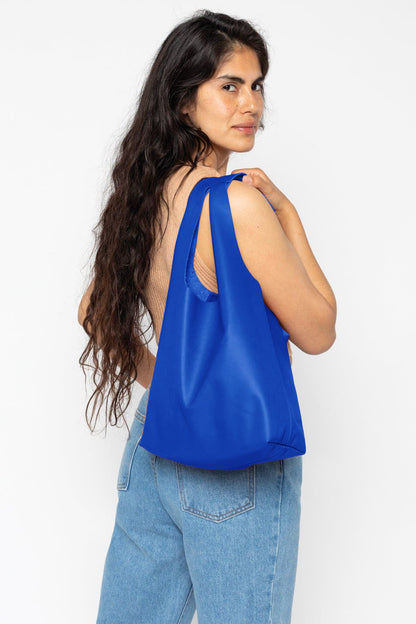 RLH3406 - Monochromatic Leather Shopping Bag
