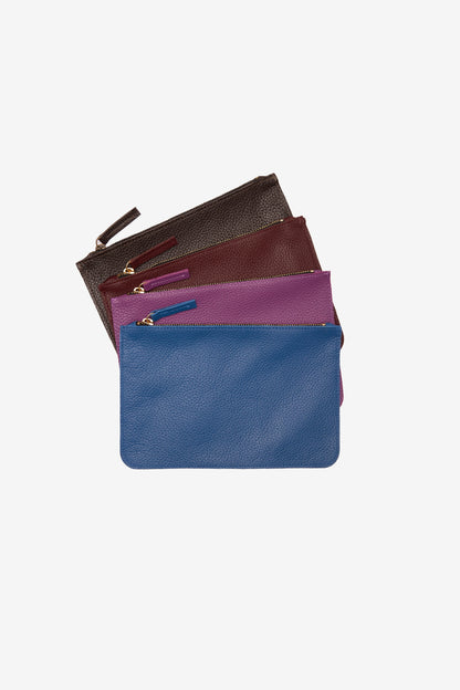 RLH3411 - Small Leather Zip Pouch