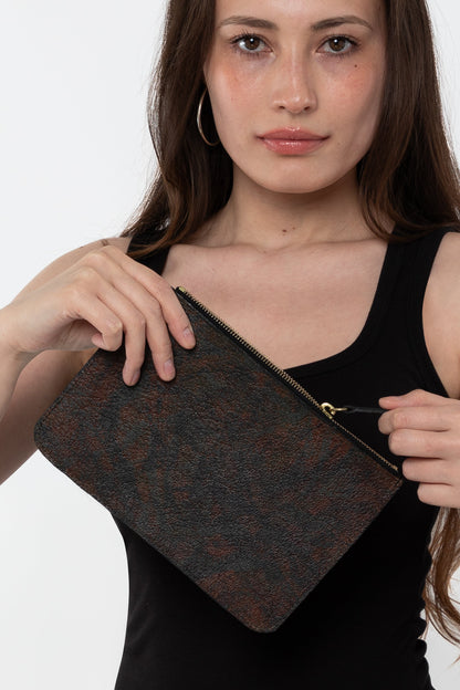 RLH3411 - Small Leather Zip Pouch