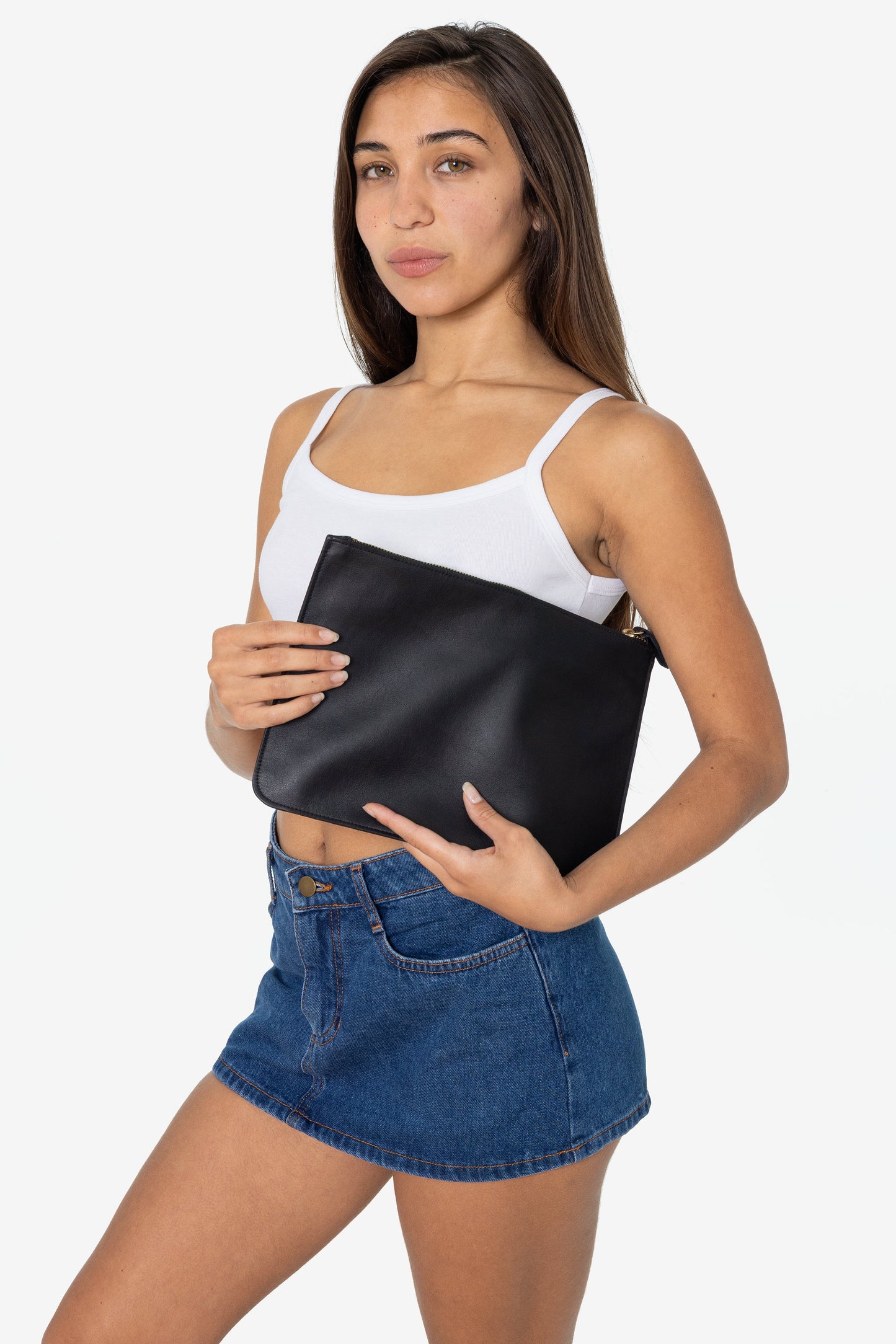 RLH3412 - Medium Leather Zip Pouch