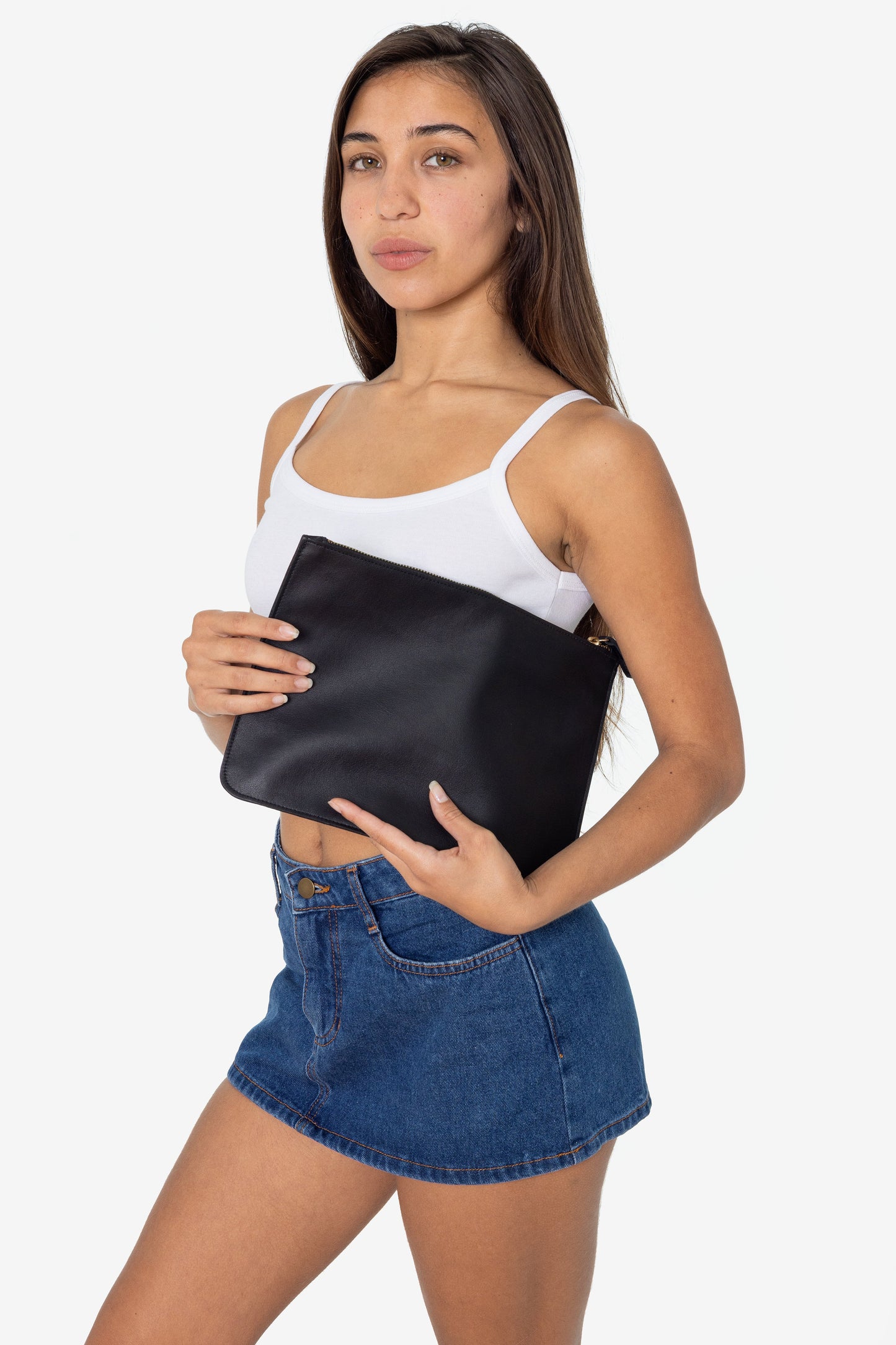 RLH3412 - Medium Leather Zip Pouch