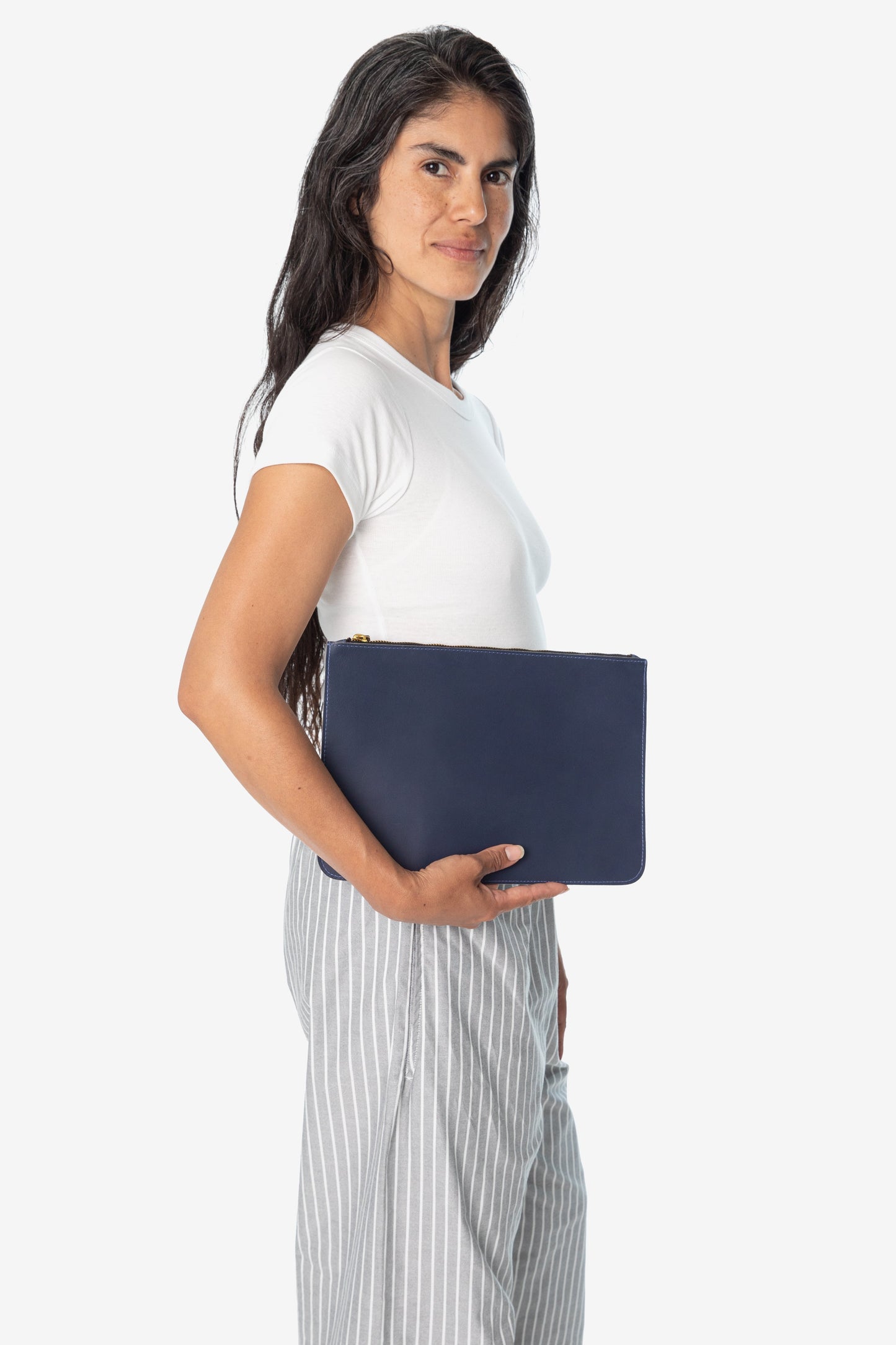 RLH3412 - Medium Leather Zip Pouch