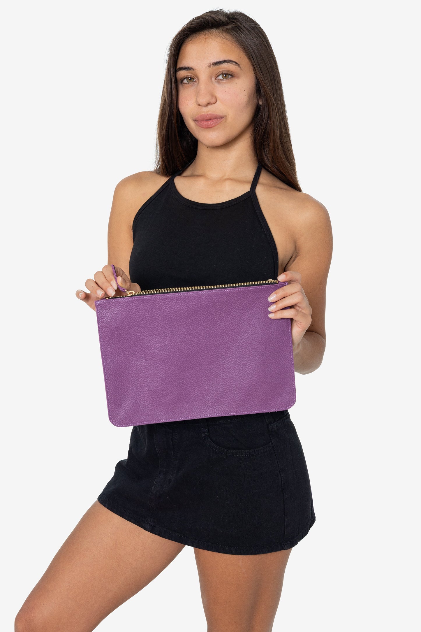 RLH3412 - Medium Leather Zip Pouch