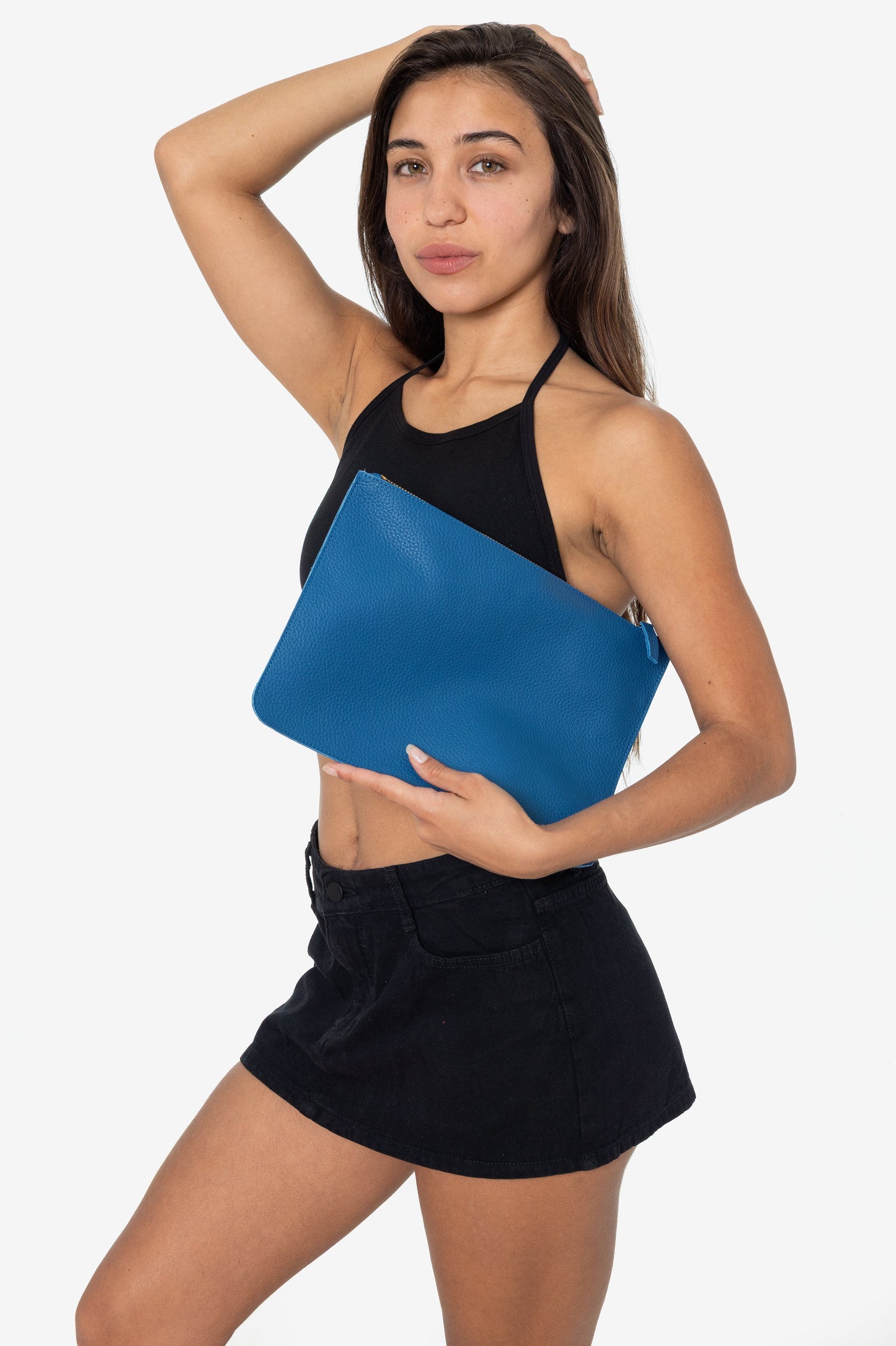 RLH3412 - Medium Leather Zip Pouch