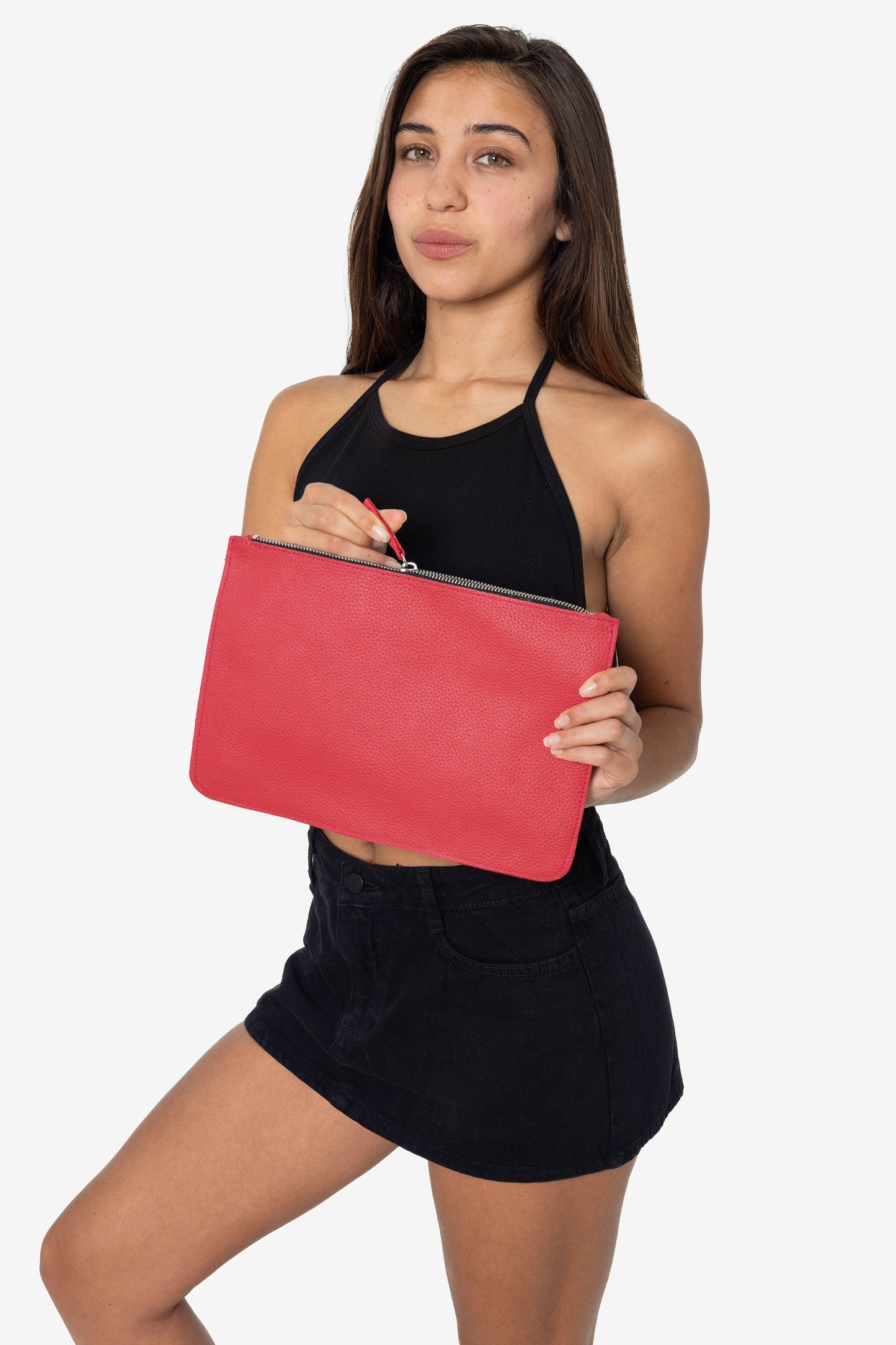 RLH3412 - Medium Leather Zip Pouch