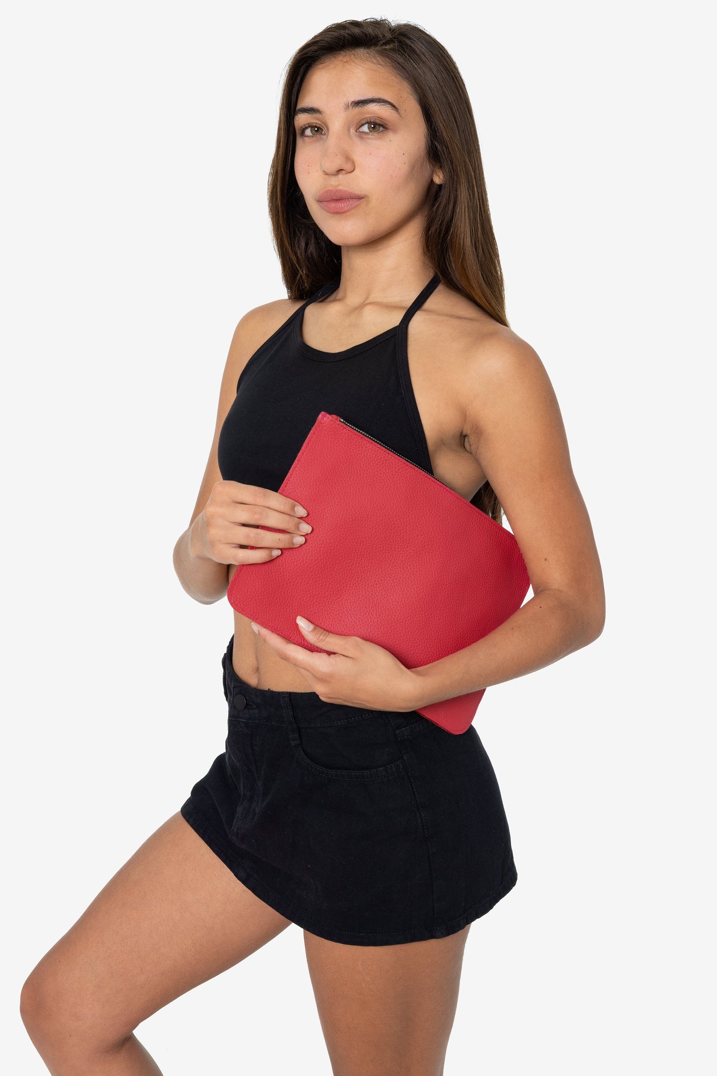 RLH3412 - Medium Leather Zip Pouch