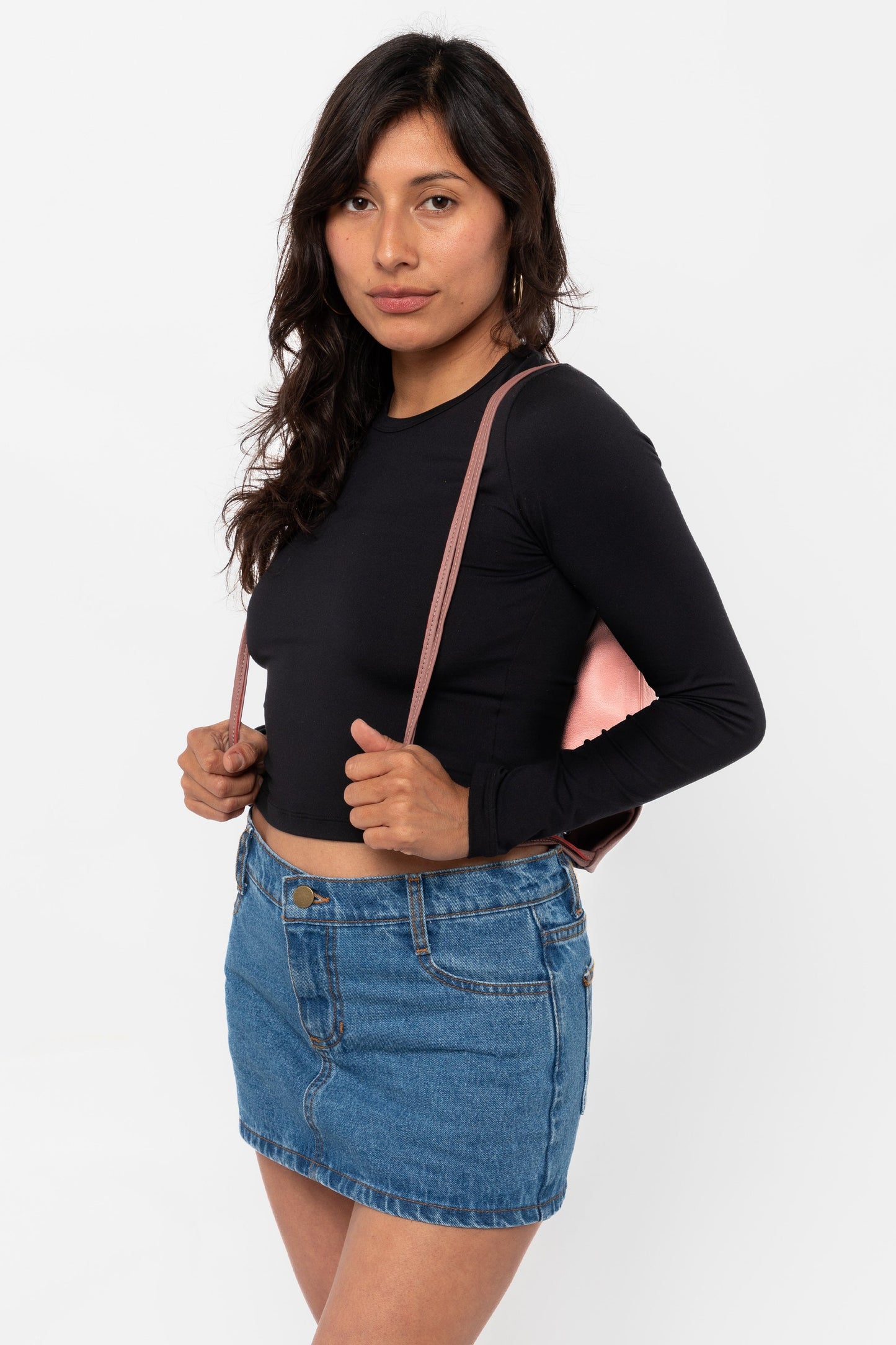 RLH3414 - Unisex Leather Drawstring Backpack