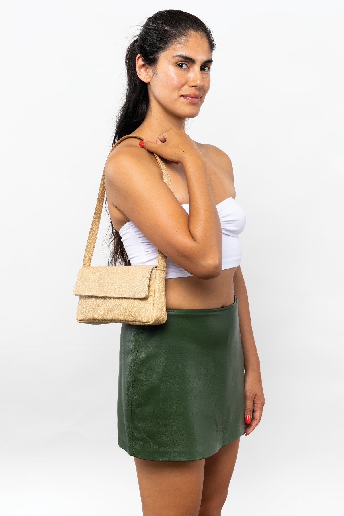 RLH3431 - Classic Leather Shoulder Bag