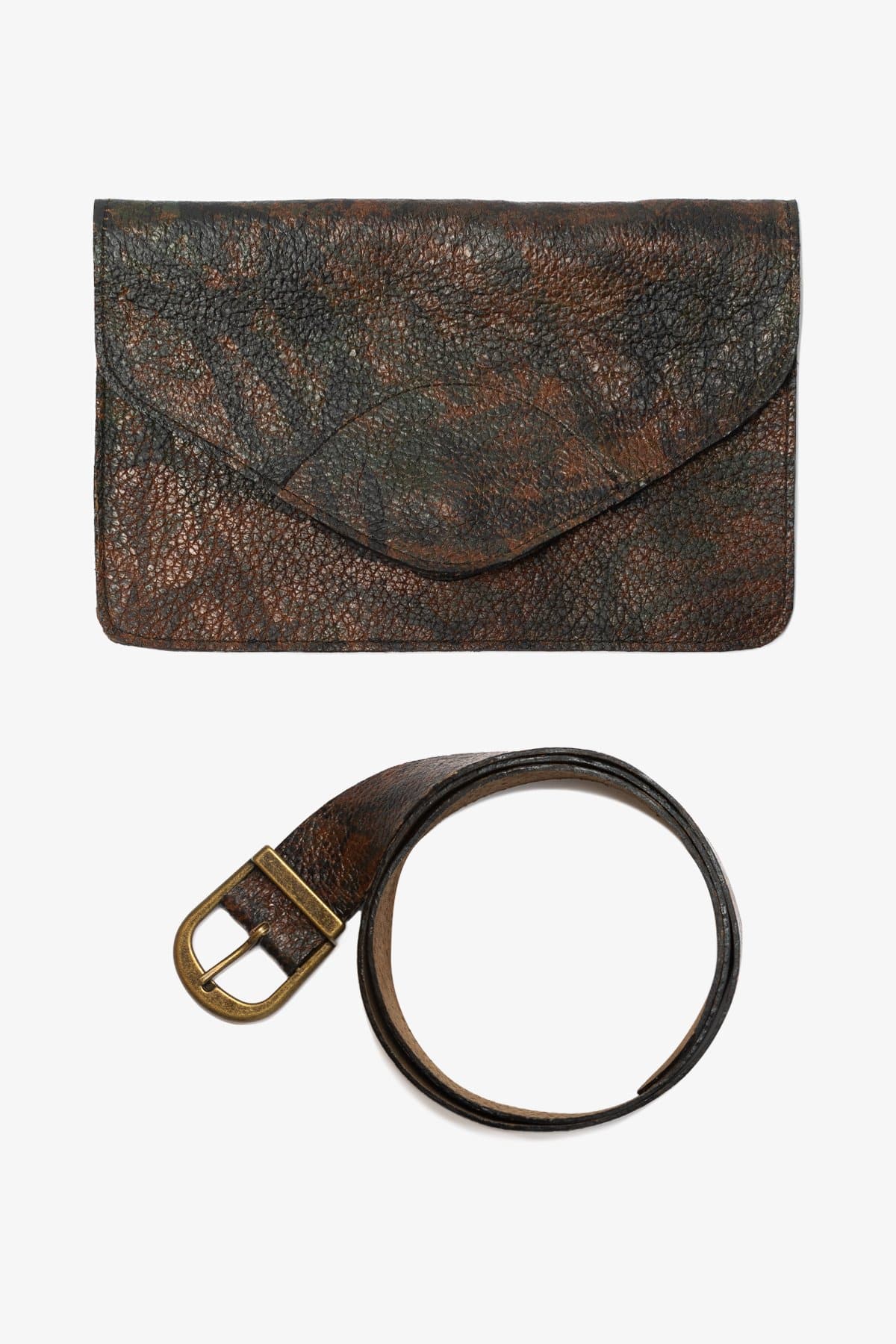 RLH3433 - Large Multifunctional Belted Envelope Clutch