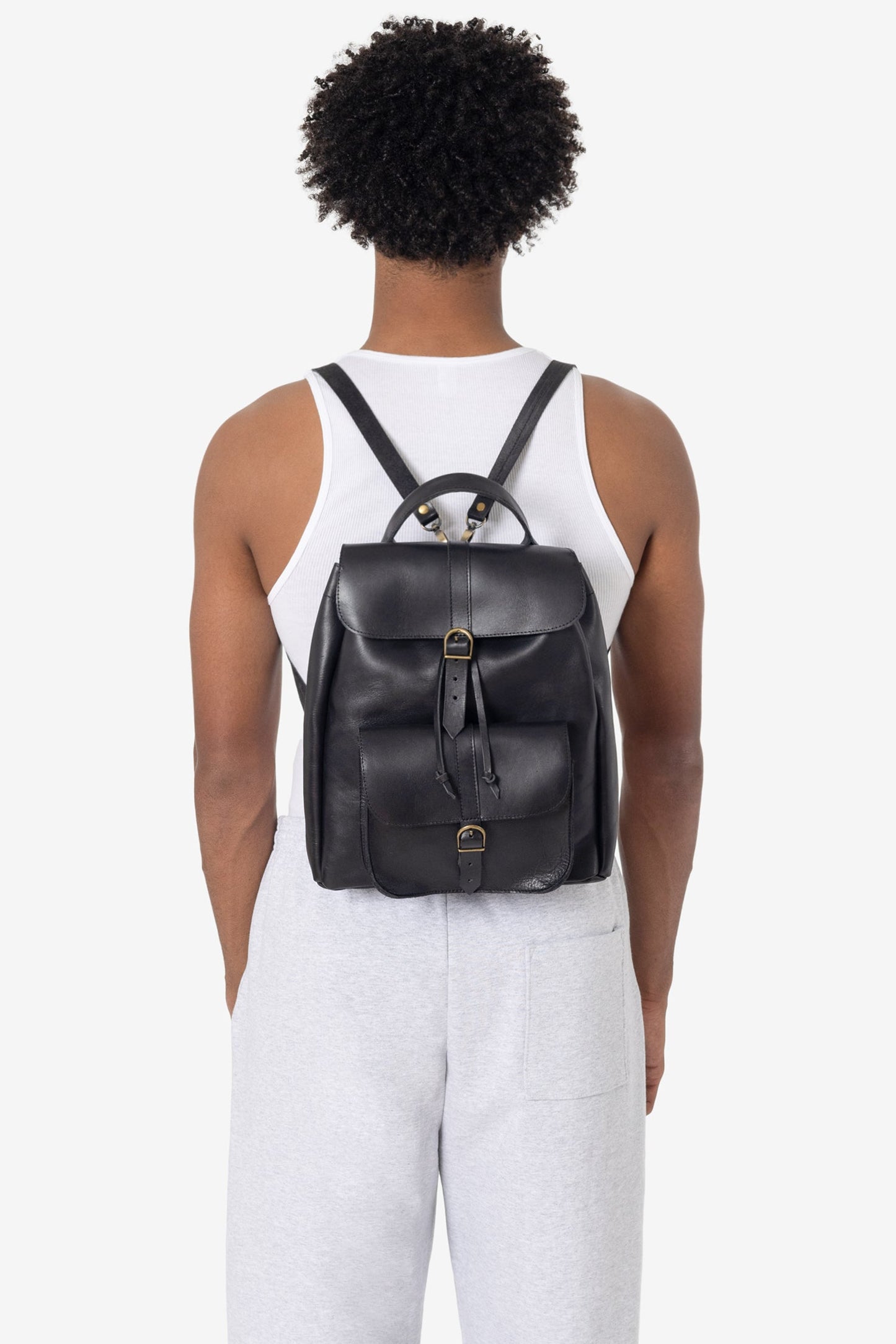 RLH3446 - The Unisex Leather Knapsack