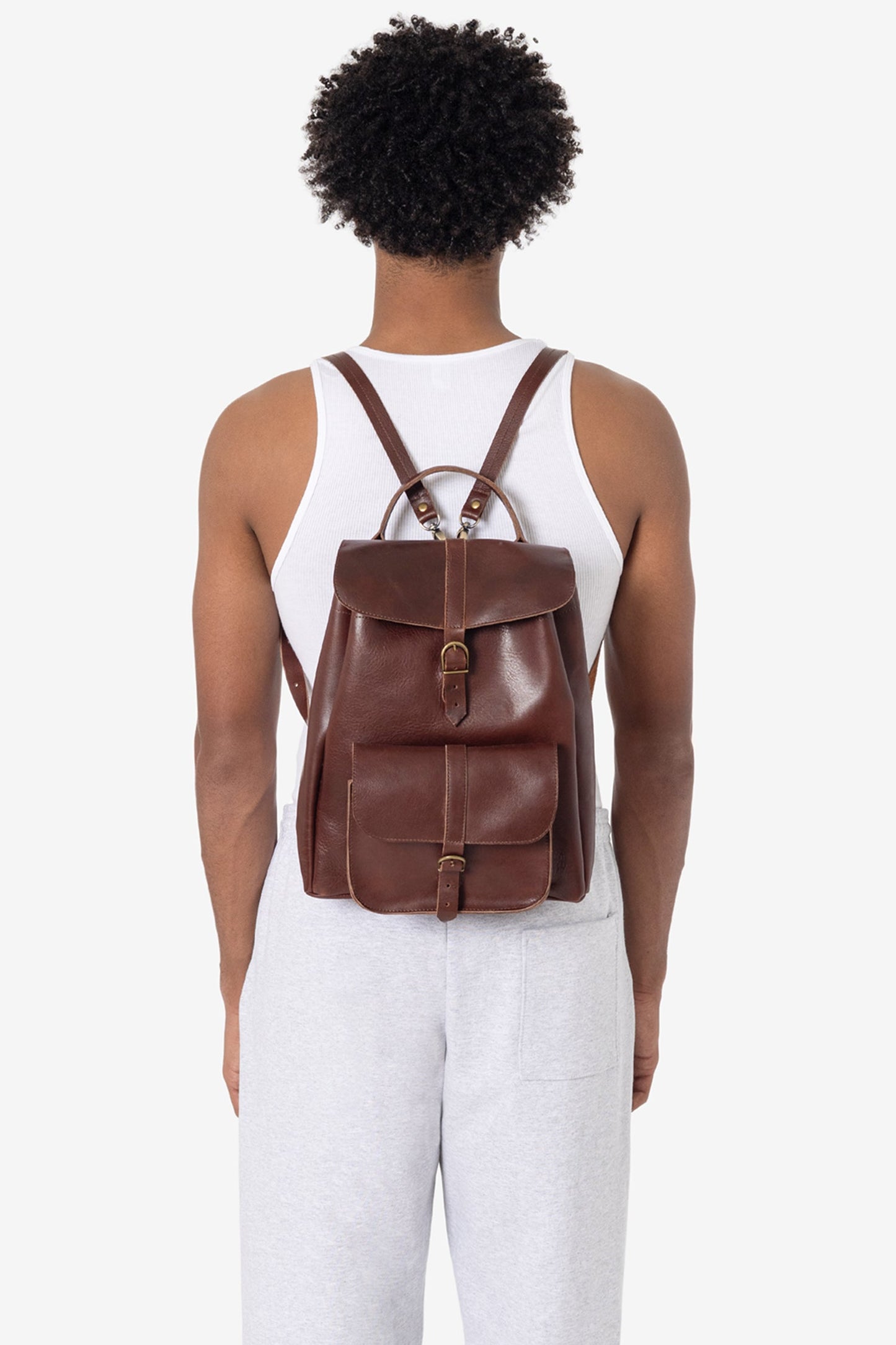RLH3446 - The Unisex Leather Knapsack
