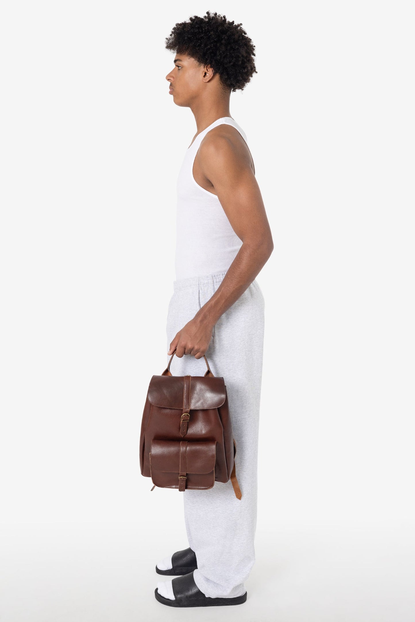 RLH3446 - The Unisex Leather Knapsack