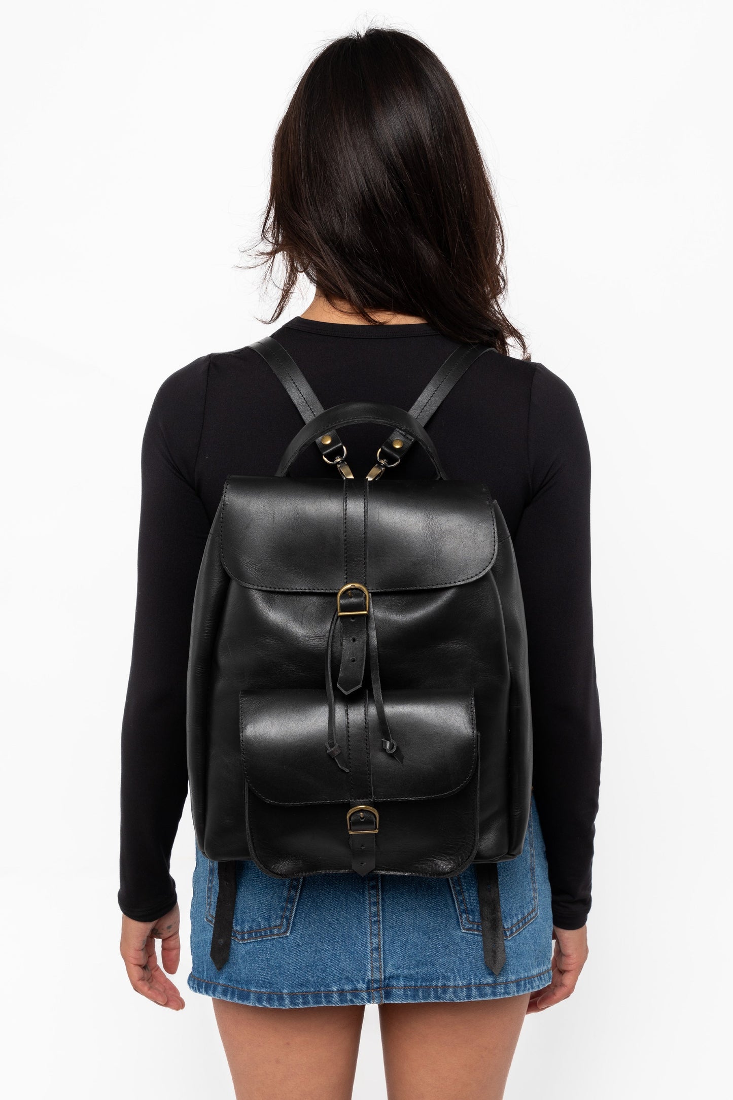 RLH3446 - The Unisex Leather Knapsack