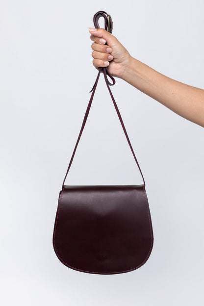 RLH3453 - Classic Leather Saddle Bag