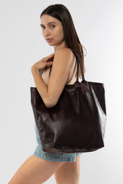 RLH3479 - Unisex Leather Museum Tote