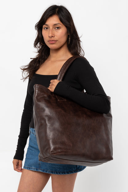 RLH3479 - Unisex Leather Museum Tote