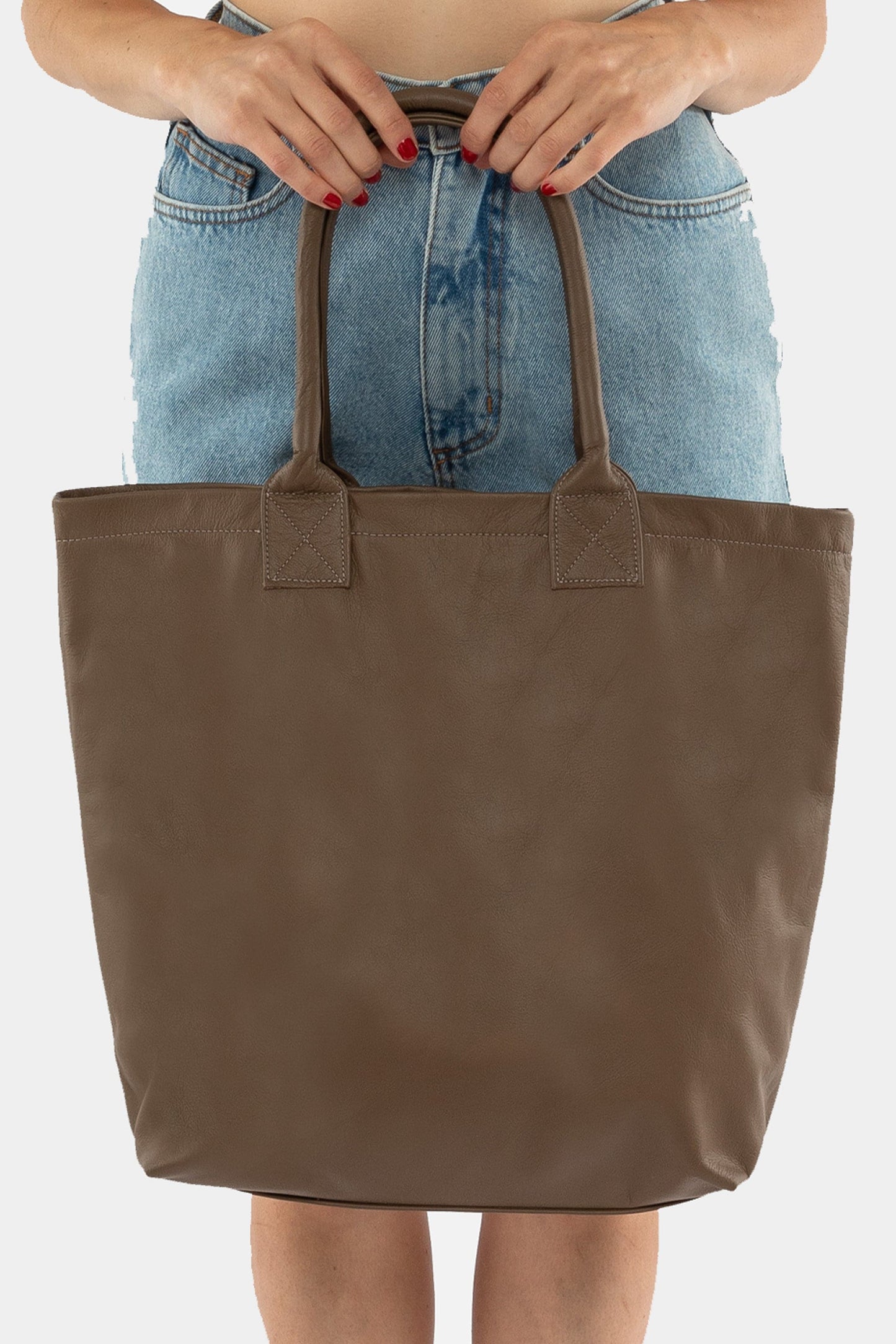 RLH3479 - Unisex Leather Museum Tote