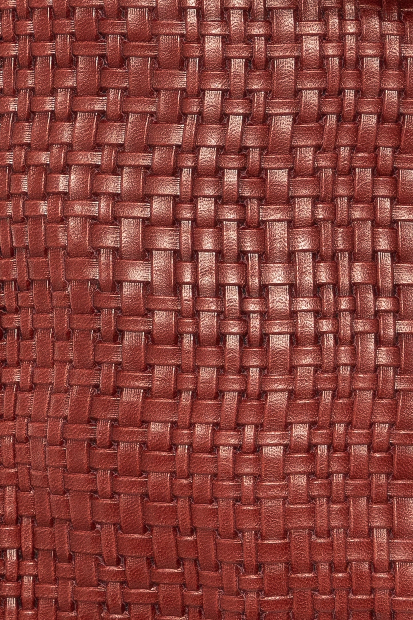 RLH3482 - Woven Leather Slim Tote