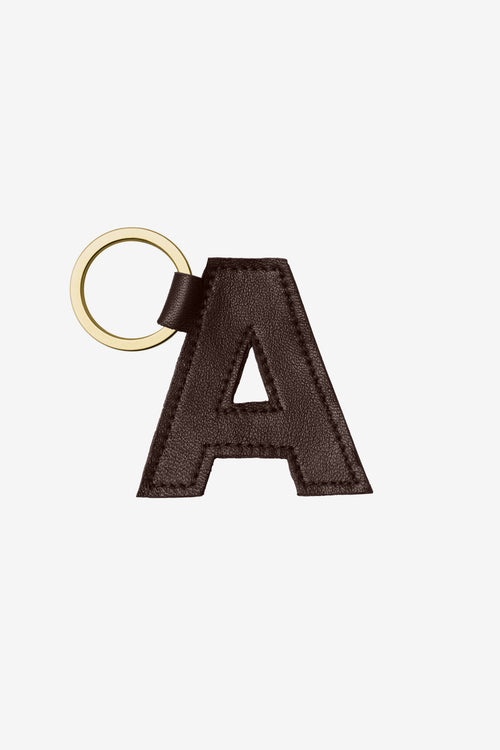RLH520 - Leather Alphabet Keychain