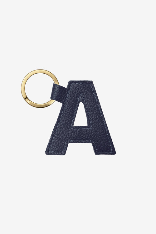 RLH520 - Leather Alphabet Keychain
