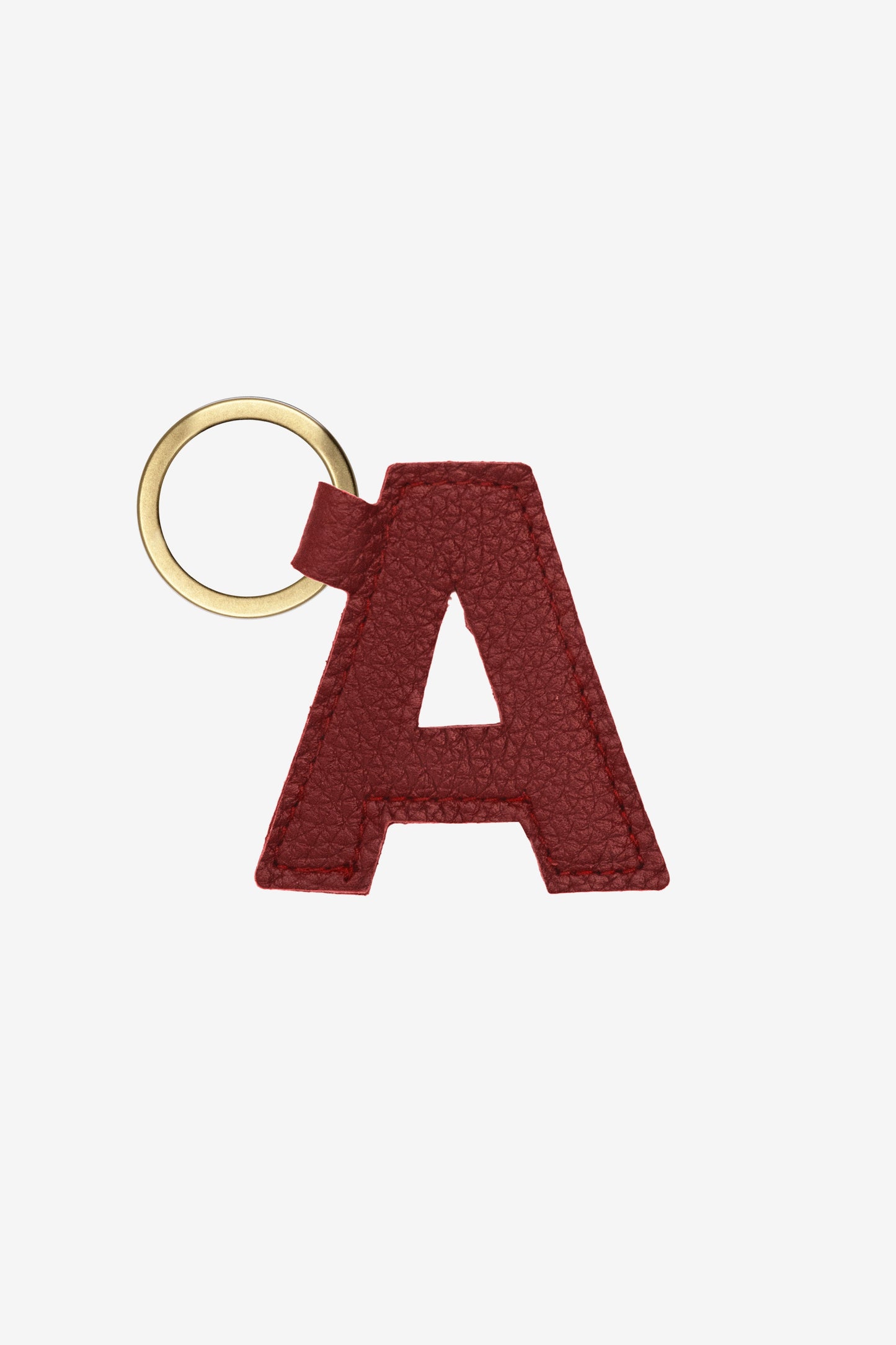 RLH520 - Leather Alphabet Keychain