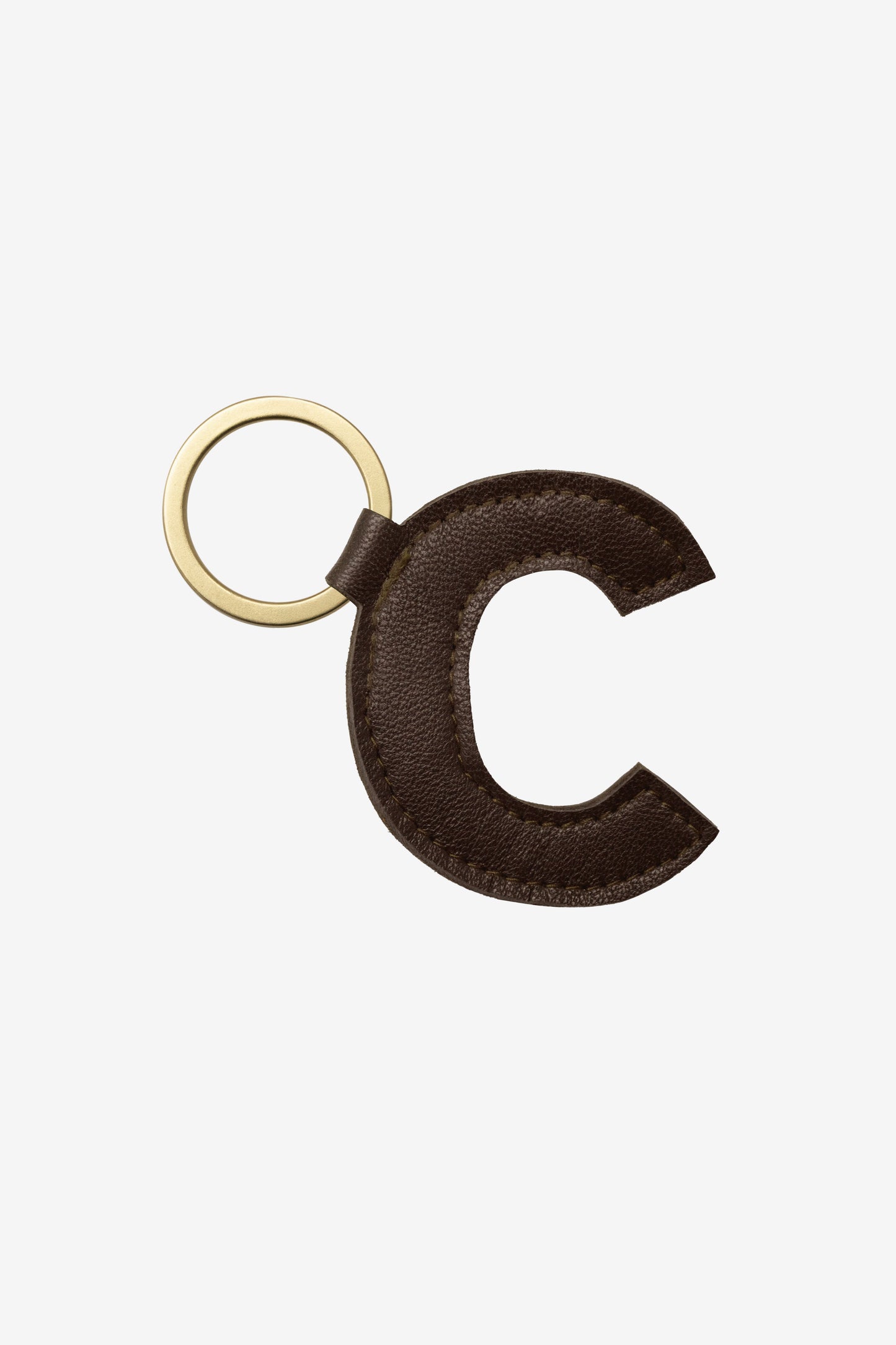 RLH520 - Leather Alphabet Keychain