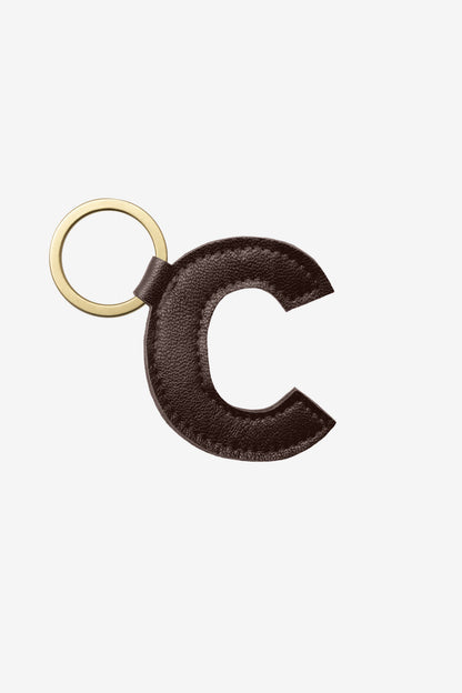 RLH520 - Leather Alphabet Keychain