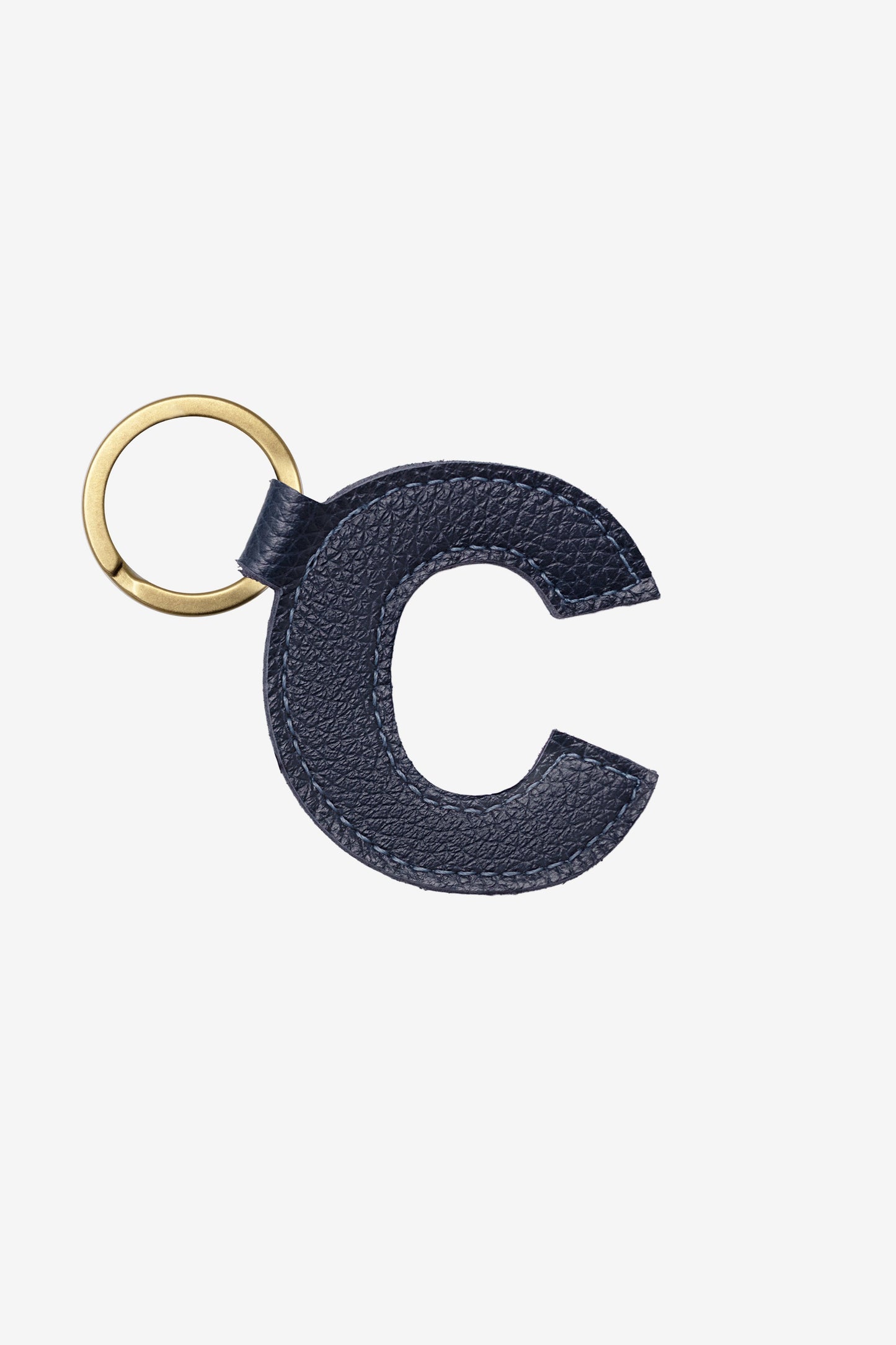 RLH520 - Leather Alphabet Keychain
