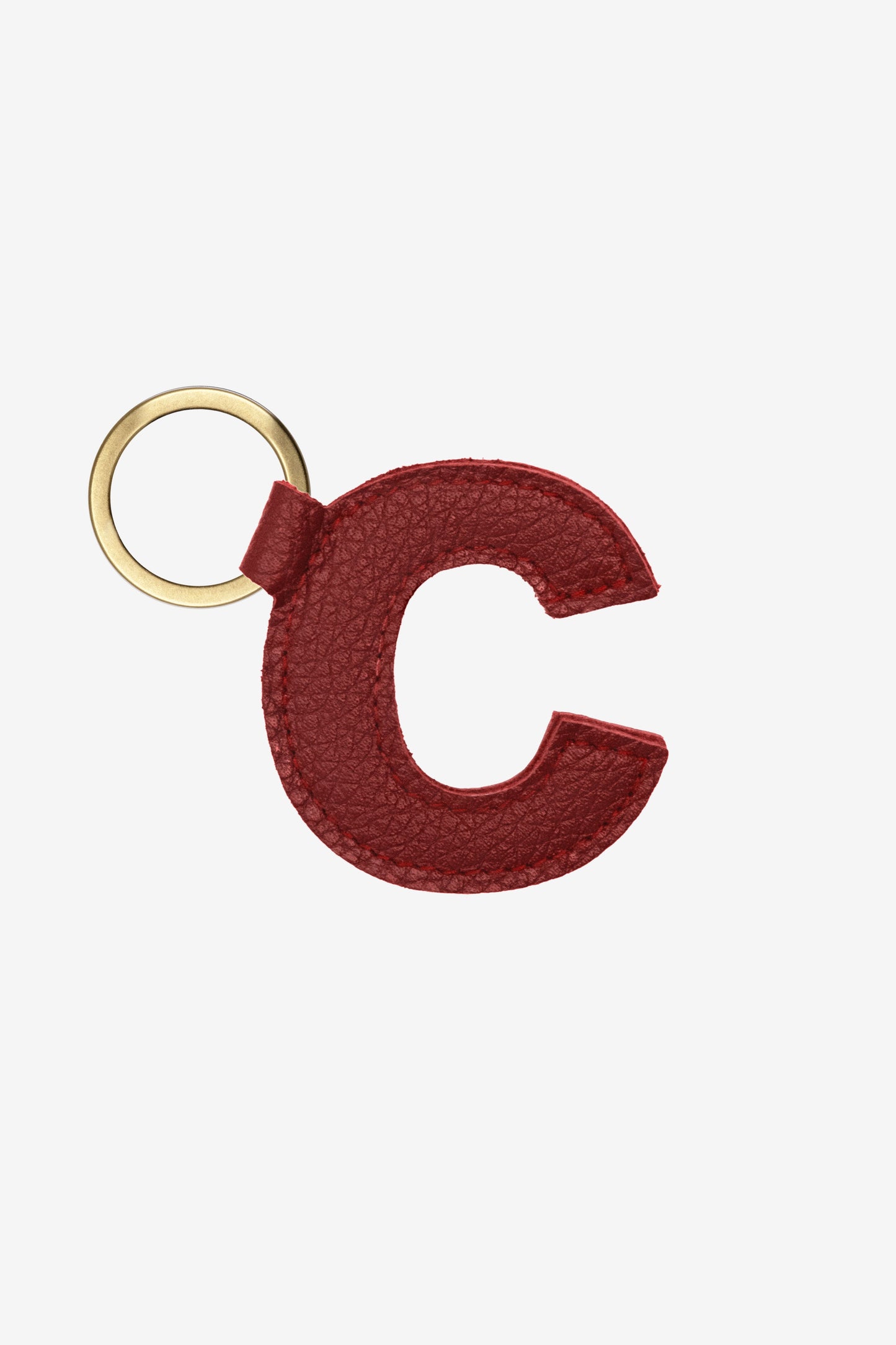 RLH520 - Leather Alphabet Keychain