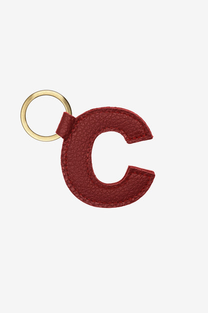 RLH520 - Leather Alphabet Keychain