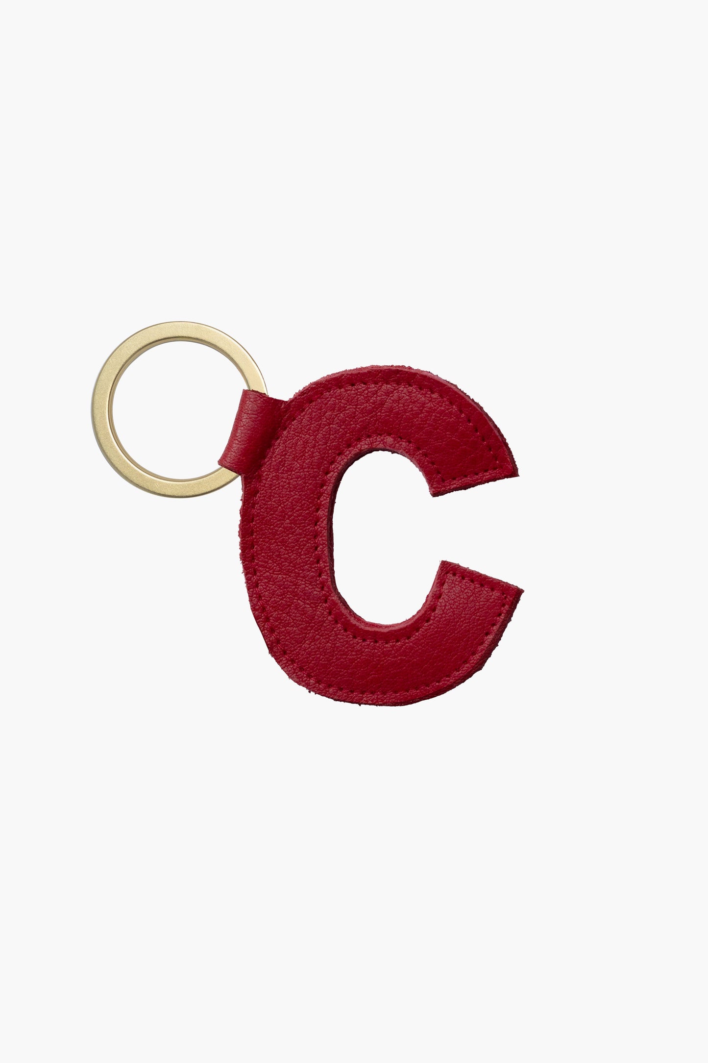 RLH520 - Leather Alphabet Keychain