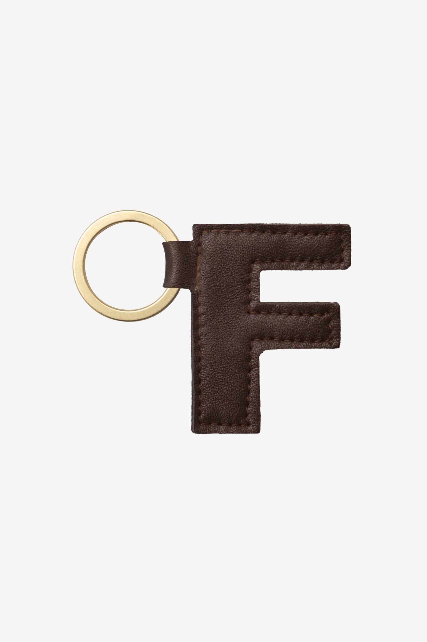 RLH520 - Leather Alphabet Keychain