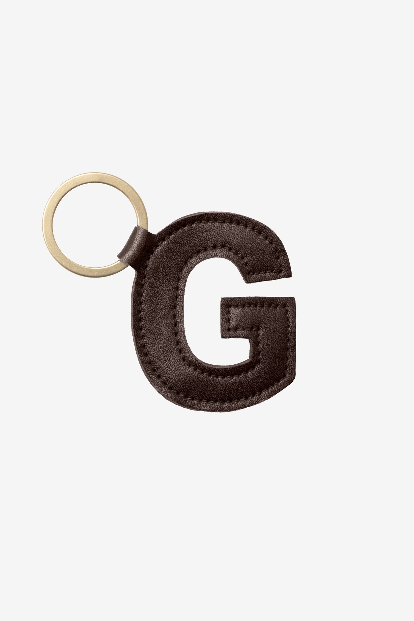 RLH520 - Leather Alphabet Keychain