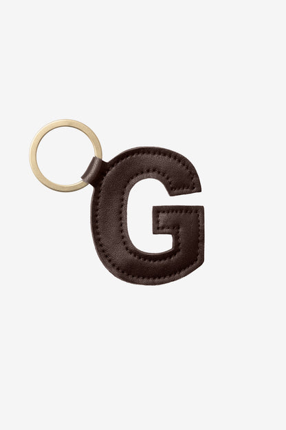 RLH520 - Leather Alphabet Keychain