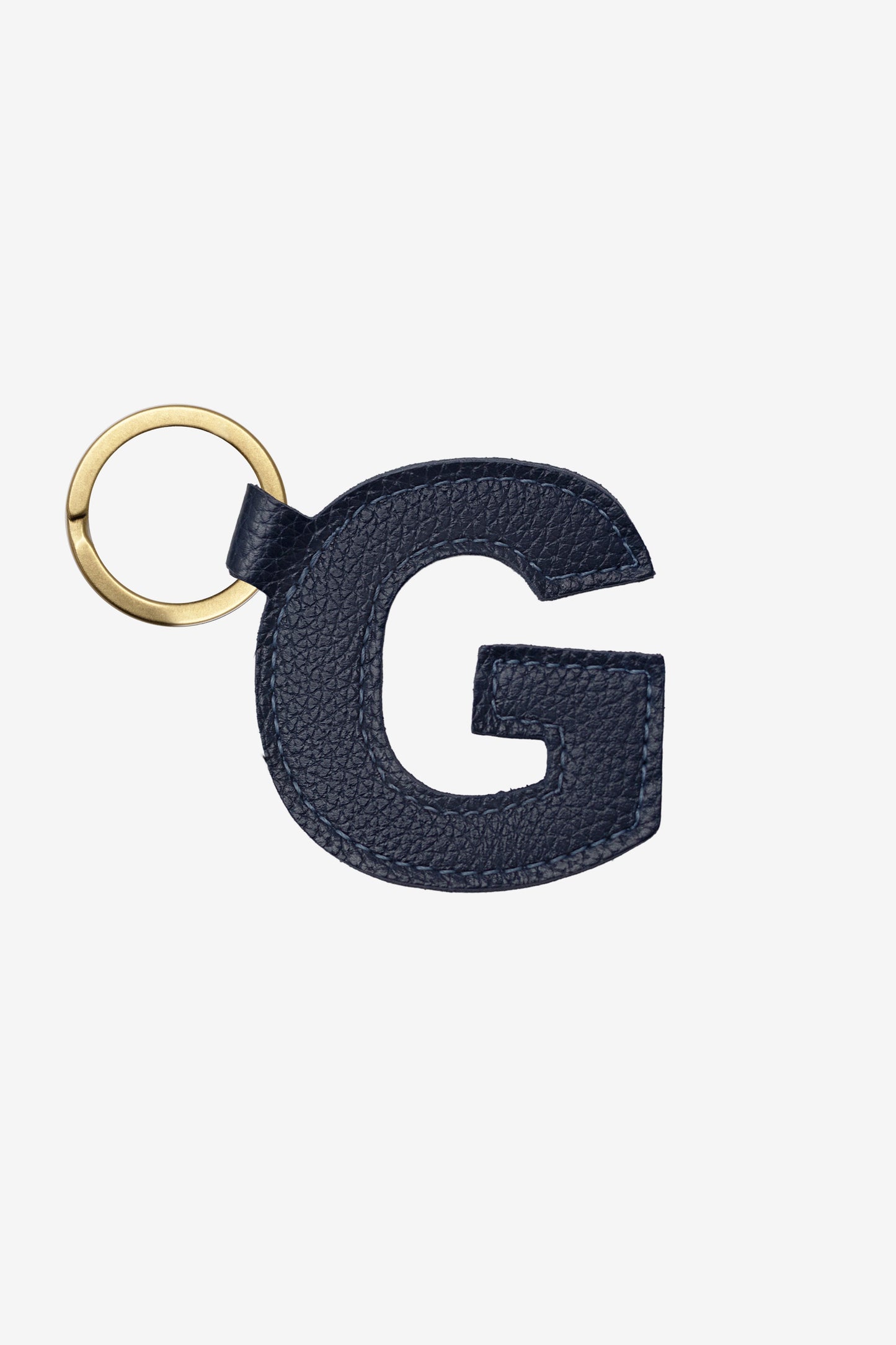 RLH520 - Leather Alphabet Keychain