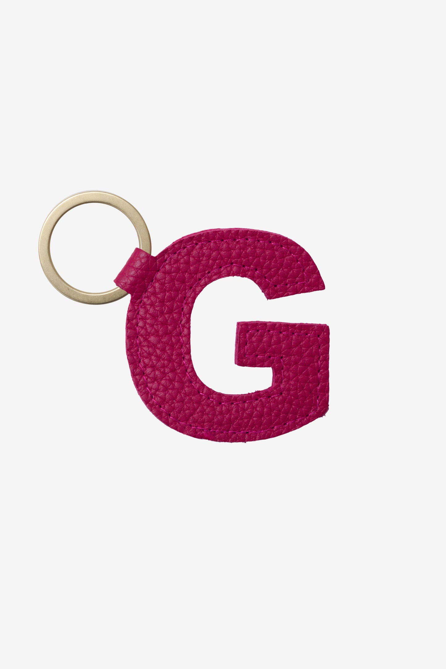 RLH520 - Leather Alphabet Keychain