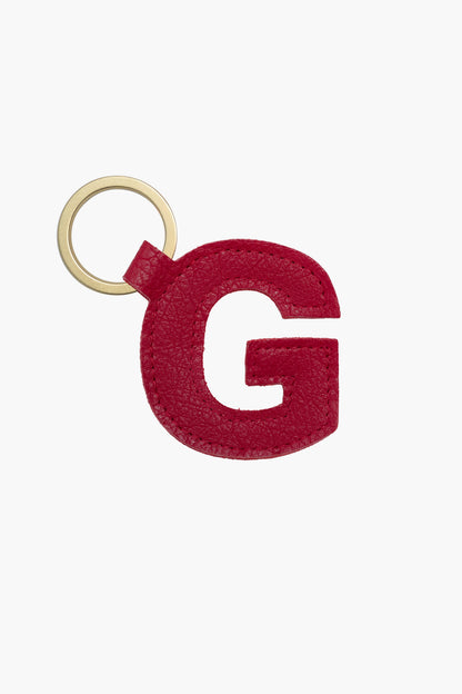 RLH520 - Leather Alphabet Keychain