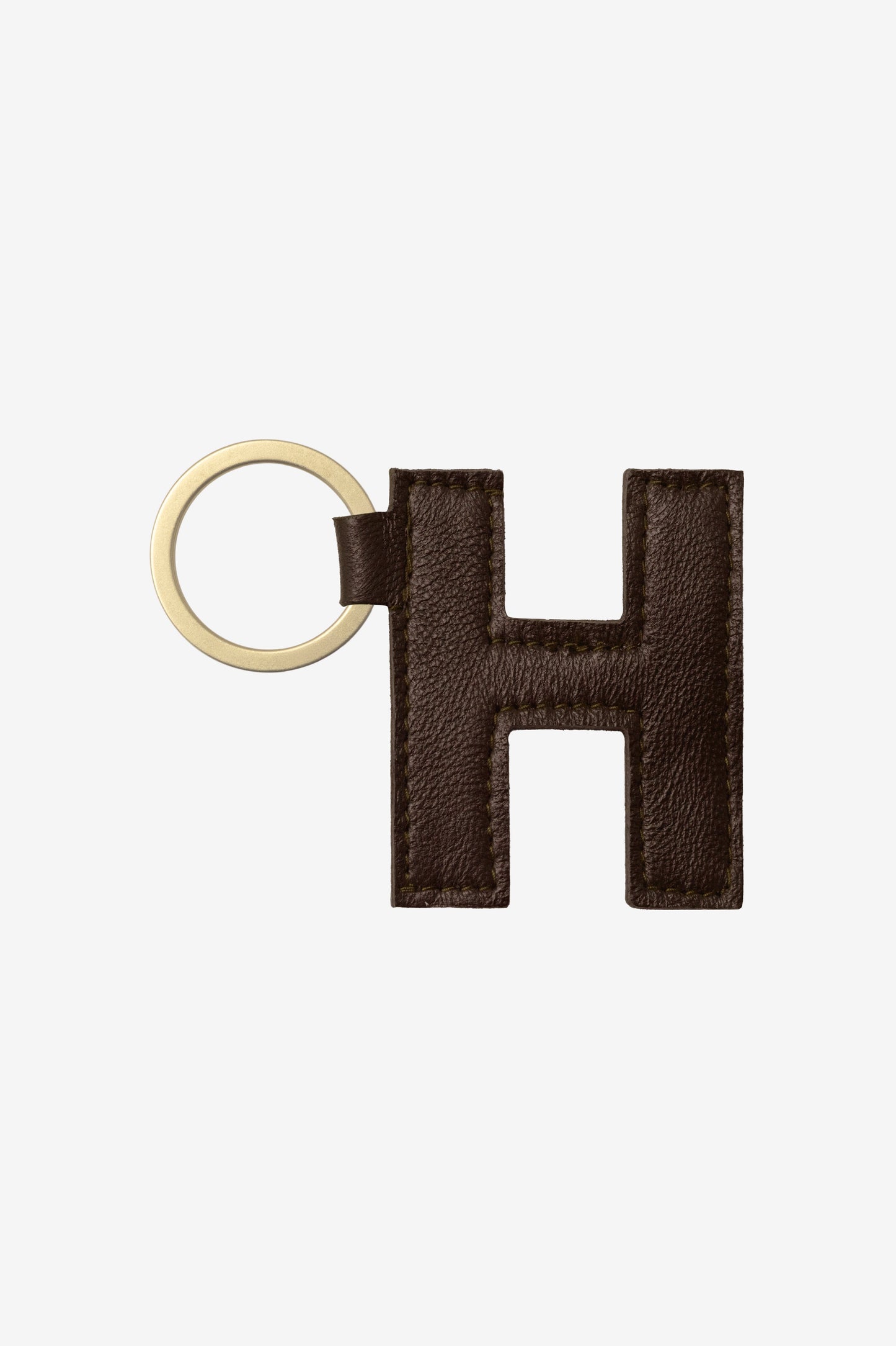RLH520 - Leather Alphabet Keychain