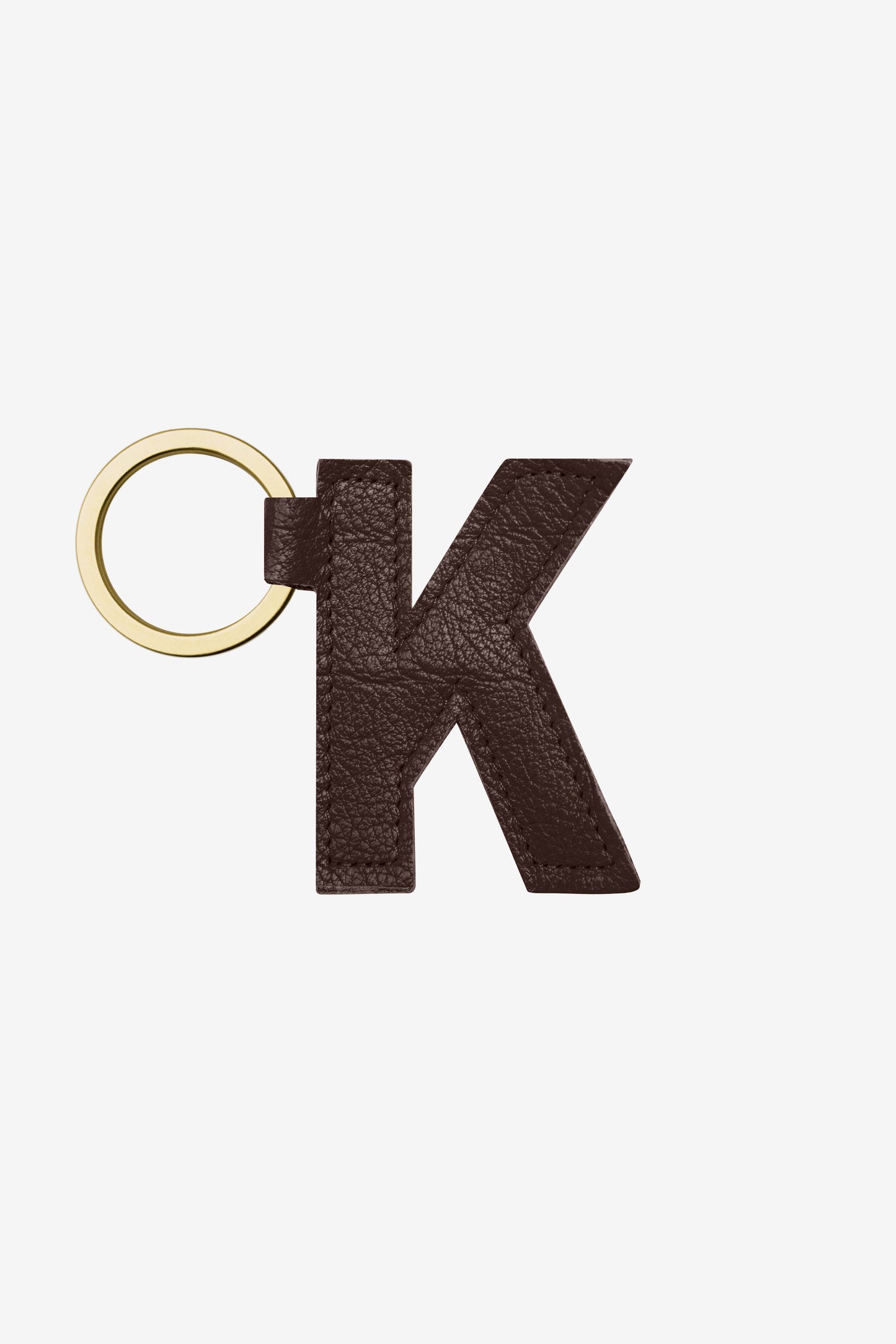 RLH520 - Leather Alphabet Keychain