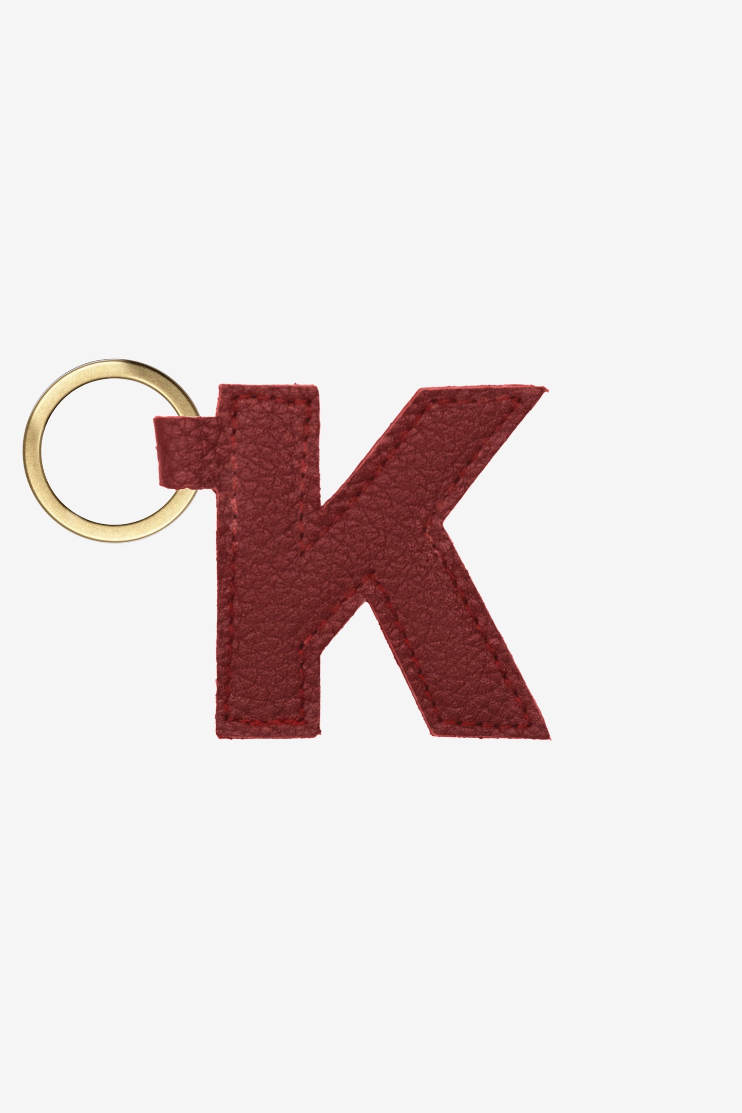 RLH520 - Leather Alphabet Keychain