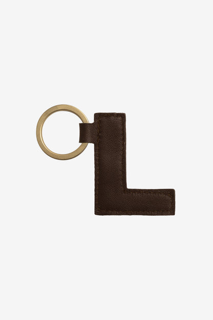 RLH520 - Leather Alphabet Keychain