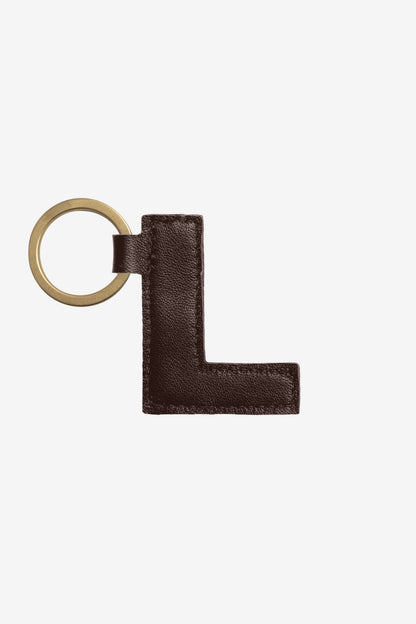 RLH520 - Leather Alphabet Keychain