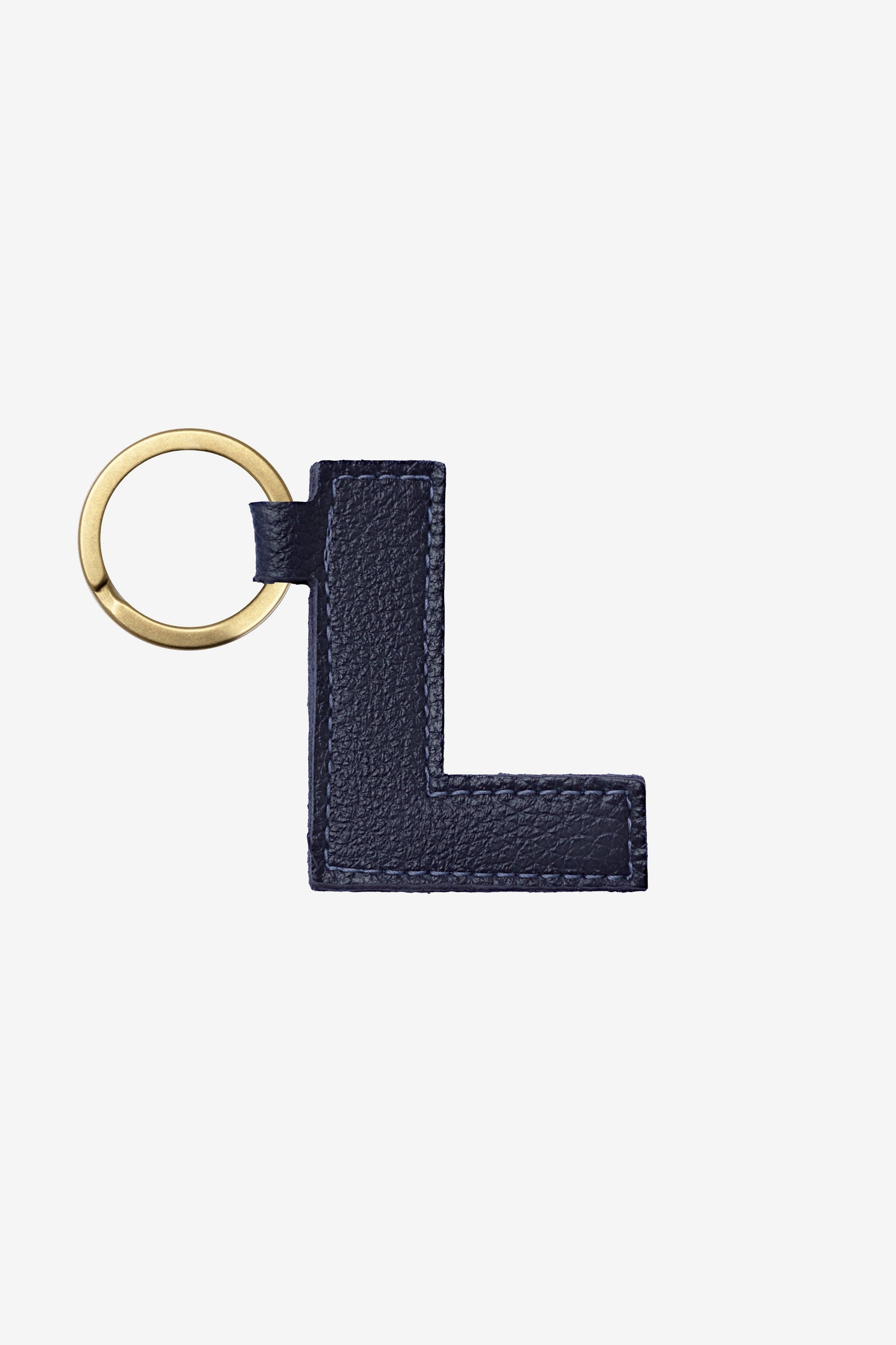 RLH520 - Leather Alphabet Keychain