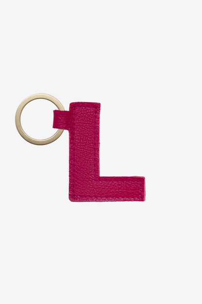 RLH520 - Leather Alphabet Keychain